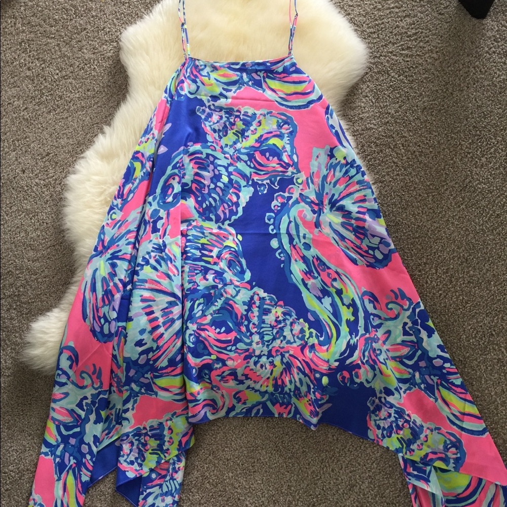 Lilly Pulitzer Silk Handkerchief Dress